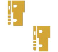 Loops 2 Pack - Fire Brigade Lock Kit Intumescent Strip Pack Set- Fire Smoke Door Frame Set