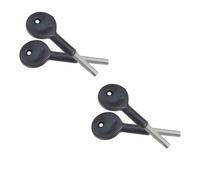 Loops 2 Pack High-Quality 75mm Locking Sash Stop Keys For Enhanced Security - Window Fastener