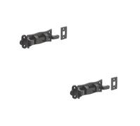 Loops 2 Pack High-Quality Antique Necked Bolts 125mm In Classic Black Finish - Door Bolt Lock