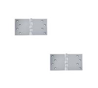 Loops 2 Pack High-Quality Polished Chrome Projection Hinge 102X200X4.5mm For Seamless Functionality - Door Hinges