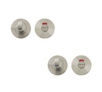 Loops 2 Pack High-Quality Stainless Steel Door Turns And Releases With Indicator - Grade 201, 52X8mm - Door Handle