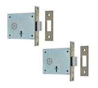 Loops 2 Pack High-Security Fire Brigade Mortice Locks Fb1 For Enhanced Safety