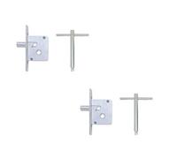 Loops 2 Pack High-Security Mortice Budget Lock With Key - Ultimate Protection - Lock And Key