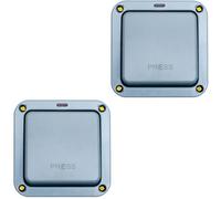 Loops 2 Pack Ip66 Outdoor 1 Gang Single Retractive Light Switch 20A 2 Way Neon Garden