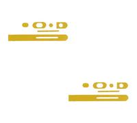 Loops 2 Pack - Lever Action Flush Bolt Intumescent Strip Pack Set- Fire Smoke Door Frame Set