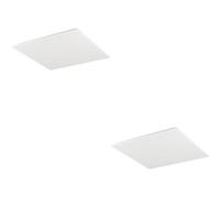 Loops 2 Pack Modern White Square Ceiling Light - Stylish Indoor Lighting For Any Room