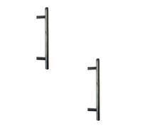 Loops 2 Pack Polished Stainless Steel 25mm Pull Handle With B/t Fixing - Durable And Stylish - Door Handle