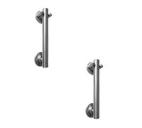 Loops 2 Pack Premium 150mm Satin Stainless Steel Door Knockers For Modern Homes - External Outdoor Knocker