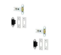 Loops 2 Pack Premium Heavy Duty Tubular Deadbolts - 64mm Polished Stainless Steel For Ultimate Security - Door Bolt