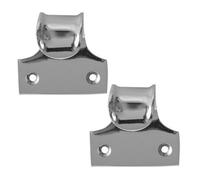 Loops 2 Pack Premium Polished Chrome Brass Sash Lifts - 50mm For Windows And Doors - Window Fastener