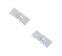 Loops 2 Pack Premium Polished Chrome Counter Flap Hinge 99mm X 40mm - Lift Up Bar Hatch