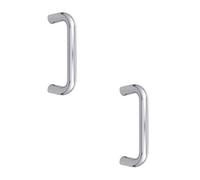 Loops 2 Pack Premium Polished Stainless Steel 22mm D Shape Pull Handle - Grade 304 - Door Handle