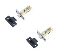 Loops 2 Pack Premium Quality 64mm Black Tubular Latches For Secure Closure
