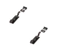 Loops 2 Pack Premium Shepherds Crook Necked Bolts 102mm In Beeswax Finish - Door Bolt Lock
