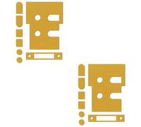 Loops 2 Pack - Residential Bathroom Sashlock Intumescent Strip Pack Set- Fire Smoke Door Frame Set