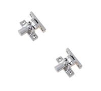 Loops 2 Pack Satin Nickel Fasteners Pattern 1 For Versatile Home Decor - Window Fastener