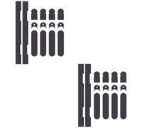 Loops 2 Pack - Self Adhesive Intumescent Strip Pack Setceam Concealed Hinges - Fire Smoke Door Set