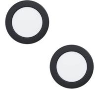 Loops 2 Pack Sleek Black Led Ceiling Light For Modern Indoor Spaces - Minimalist Design