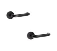 Loops 2 Pack Sl lack Stainless Steel Door Handle For Modern Interiors - Interior Handle