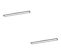 Loops 2 Pack Sleek Modern Black Ceiling Light - Contemporary Indoor Lighting For Stylish Homes