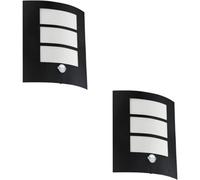 Loops 2 Pack Sleek Modern Black Wall Light For Indoor Spaces - Stylish Illumination