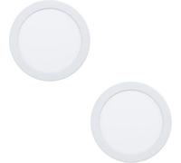 Loops 2 Pack Sleek Modern White Ceiling Light Fixture For Any Indoor Space