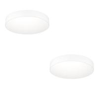 Loops 2 Pack Sleek Modern White Ceiling Light - Stylish Indoor Lighting For Contemporary Homes