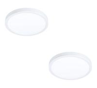 Loops 2 Pack Stylish 27Cm White Led Ceiling Light For Modern Indoor Spaces