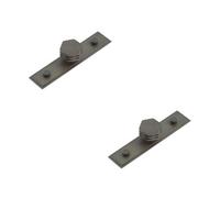 Loops 2 Pack Stylish 30mm Dark Bronze Cupboard Knob For Modern Interiors Kitchen Cabinet Knob