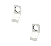 Loops 2 Pack Stylish Cylinder Pull Handle In Polished Stainless Steel - Door Lock Finger Pull