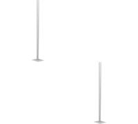 Loops 2 PACK Stylish Grey Floor Lamp - Elegant Indoor Home Decor Lighting Loops Grey