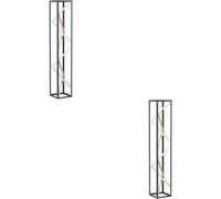 Loops 2 Pack Stylish Modern Black And Gold Floor Lamp - Elegant Indoor Lighting Solution