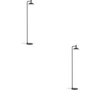 Loops 2 Pack Stylish Modern Black Floor Lamp For Home - Elegant Indoor Lighting Solution