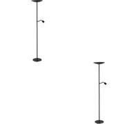 Loops 2 Pack Stylish Modern Black Led Floor Lamp For Indoor Use - Elegant Lighting Solution