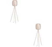 Loops 2 Pack Stylish Modern Sandy Floor Lamp For Indoor Lighting - Elegant Home Décor