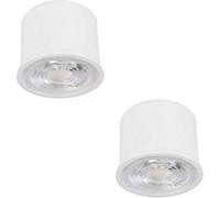 Loops 2 Pack Stylish Modern White Ceiling Spotlight For Indoor Home Decor