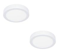 Loops 2 Pack Stylish Modern White Led Ceiling Light For Indoor Spaces