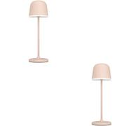 Loops 2 Pack Stylish Sandy Finish Table Lamp For Modern Indoor Home Décor