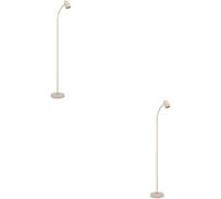 Loops 2 Pack Stylish Sandy Floor Lamp For Modern Home Décor - Elegant Indoor Lighting Solution