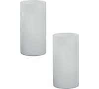 Loops 2 PACK Table Desk Lamp Shade White Glass Opal Matt In Line Switch E14 1x60W Loops White