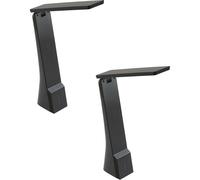 Loops 2 PACK Table Lamp Colour Black Integral Rechargeable Battery LED 1.8W Included Loops Black
