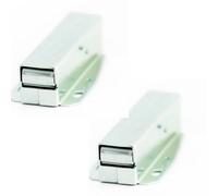 Loops 2 Pack Touch Catch Zinc Plate 75X35mm - Durable And Versatile - Cupboard Door Catch