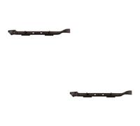 Loops 2 Pack - Victorian Casement Window Stay Handle & 2 Pins - 270mm Length Matt Bronze Bar