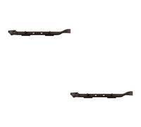 Loops 2 Pack - Victorian Casement Window Stay Handle & 2 Pins - 300mm Length Matt Bronze Bar