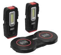 Loops 2 x Magnetic Inspection Light & Dual Charging Base - 3W COB & 1W SMD LED Loops Multicolor