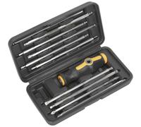 Loops 20-in-1 T Bar Screwdriver Set - Slotted Phillips TRX Hex Ball - Long Bits & Case Loops Multicolor