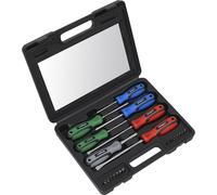 Loops 21 PACK Premium Soft Grip Handle Screwdriver Set & Case - Slotted POZI Magnetic Loops Multicolor