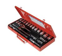 Loops 21 Piece 10mm 32mm Socket Wrench Set 1/2" InchInch Drive Metric Loops Multicolor