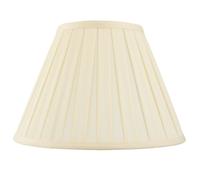 Loops 22" Tapered Drum Lamp Shade Cream Box Pleated Fabric Cover Classic & Elegant Loops Multicolor