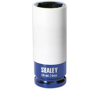 Loops 24mm Alloy Wheel Impact Socket - 1/2" Square Drive - Rim Protect Sleeved Socket Loops Multicolor